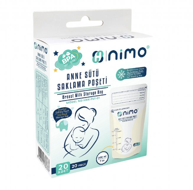 Nimo Anne Sütü Saklama Poşeti