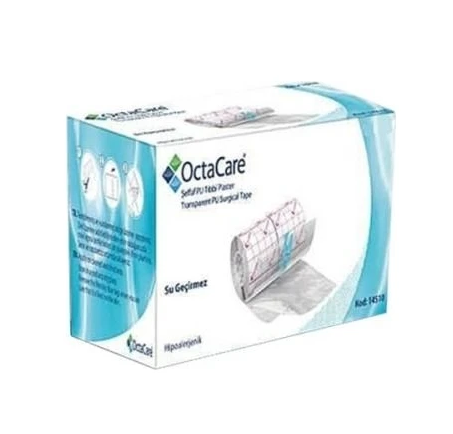 Octacare Şeffaf Su Geçirmez Flaster (PU) 10m x 10 cm