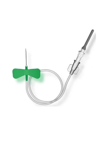 Vakumlu Kelebek Set Yeşil 21G X 3/4'' - 100 Adet