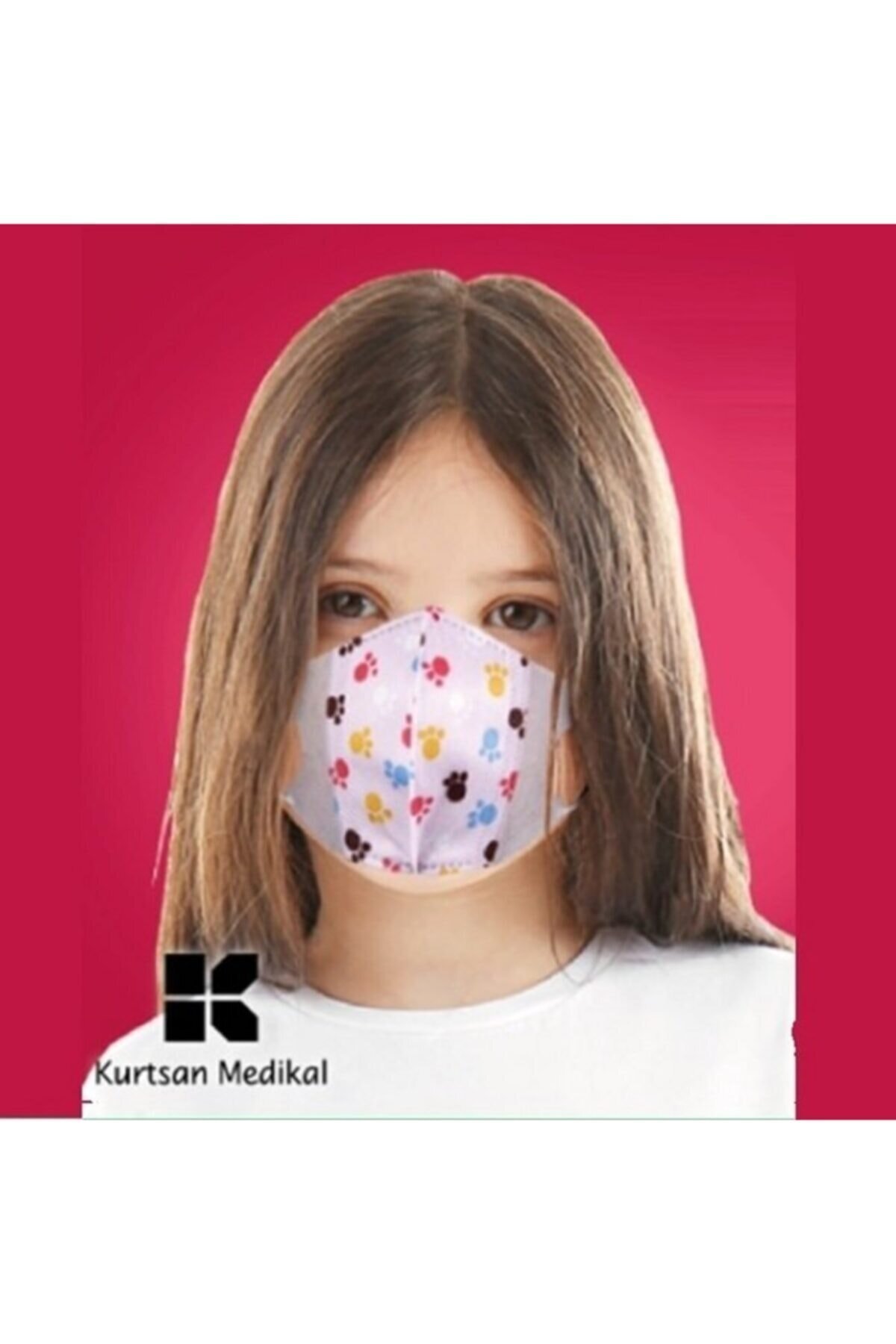 Roll Kız Çocuk Maskesi 5'Li Zarf