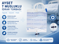 İdrar Torbası Steril T Musluklu