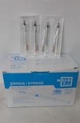 1 ml İnsülin Enjektörü 26G 0,45x13mm - 100 Adet