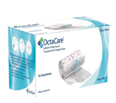 Octacare Şeffaf Su Geçirmez Flaster (PU) 5m x 10cm