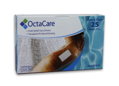 Octacare Şeffaf PU Yara Örtüsü 9cm X 15cm- 25 li Kutu