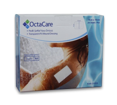 Octacare Şeffaf Su Geçirmez Yara Örtüsü 9cmx10cm- 25 Li Kutu