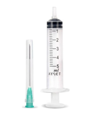 5 ml Enjektör 3P Yeşil-225 Adet