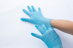 Nitril Muayene Eldiveni Mavi - Small