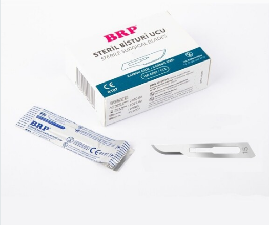 BRP Bistüri Ucu 15 Numara 100'lü Paket