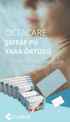 Octacare Şeffaf Su Geçirmez Yara Örtüsü 9cmx25cm- 25 Li Kutu