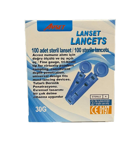 Lanset Kalem İğnesi 100 Lü