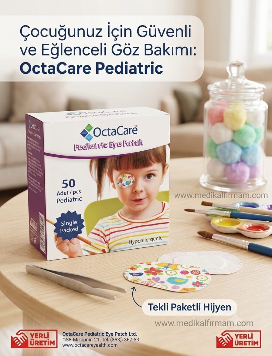 Çocuk Göz Bandı Pediatrik 50'li Kız