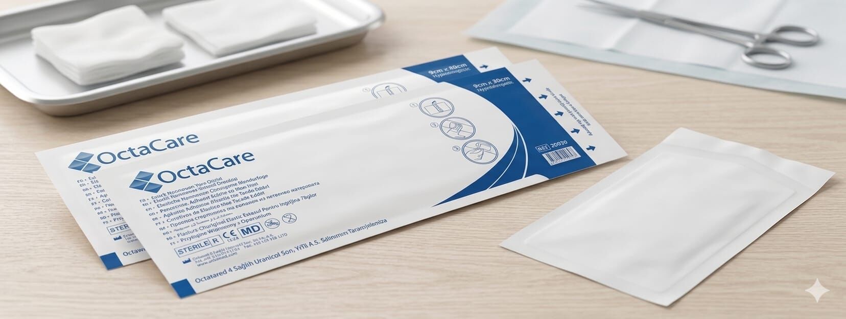 Octacare Esnek Nonwoven Yara Örtüsü 9cm x 30cm - 1 Adet