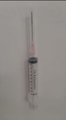 10 ML Enjektör 3P Pembe 18G - 100 Adet