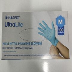 Nitril Muayene Eldiveni Mavi - Medium
