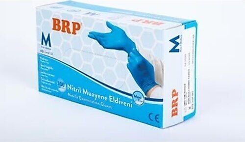 Nitril Muayene Eldiveni Mavi - Medium