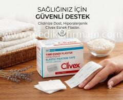 Clivex Tıbbi Esnek Flaster 10m x 10cm