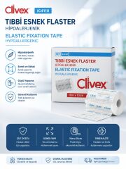 Clivex Tıbbi Esnek Flaster 10m x 10cm