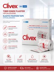 Clivex Tıbbi Esnek Flaster 5m x 10cm